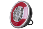 TT TECHNOLOGY TT.12008 Glo-Trac LED Luz trasera tipo hamburguesa con 3 funciones, universal