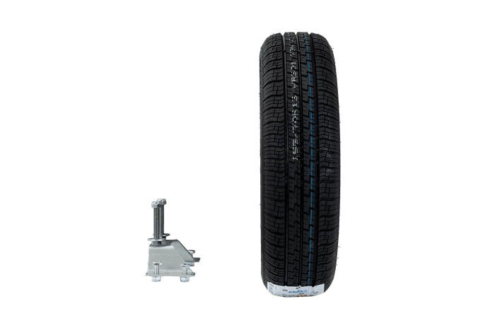 Rueda de repuesto para remolque con soporte TIRE WANDA 155/70 R13 79N RIM TRAILER TOP 4Jx13"H2 4x100 ET:30