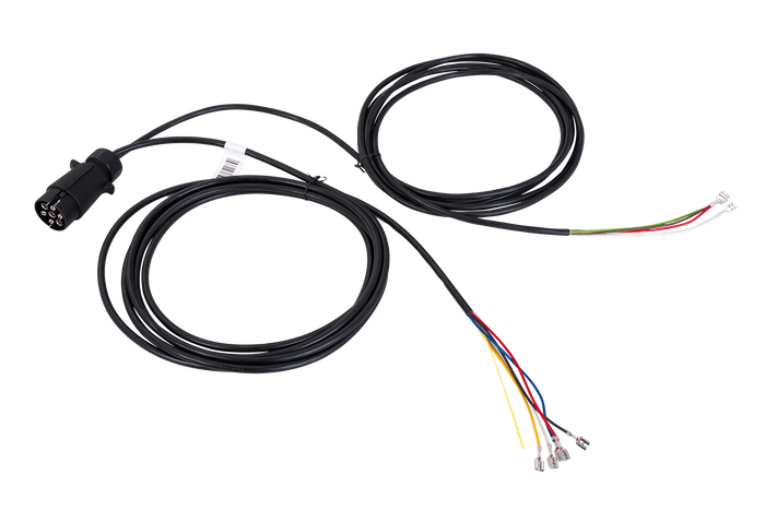 Arnés de remolque de instalación eléctrica MANTES 4m enchufe 7PIN conectores 6.3