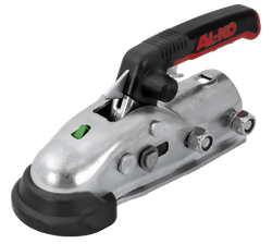 Enganche de bola AL-KO AK161 para remolque de 1600 kg con barra de tiro tubular de 50 mm