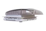 Ventilador de techo automático PUNDMANN PLUS FAN para autocaravana con iluminación y persiana enrollable de 400×400 mm.