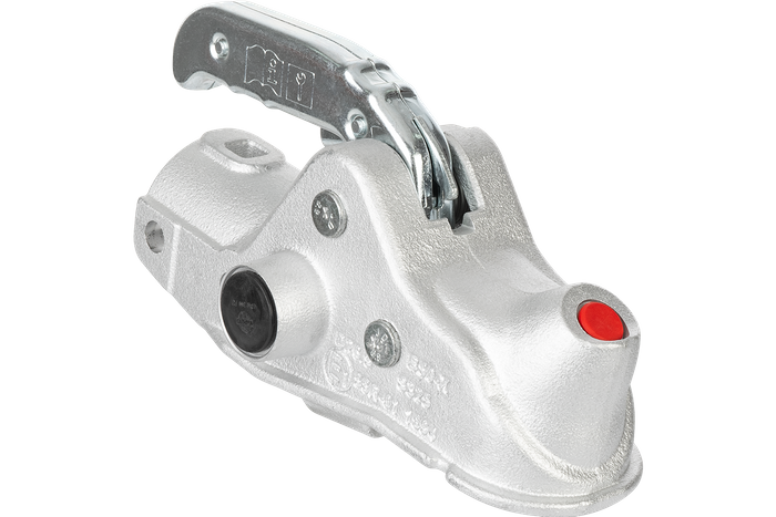 Enganche de bola AL-KO AK301 para remolque de 3000 kg con barra de tiro tubular de 50 mm, hierro fundido