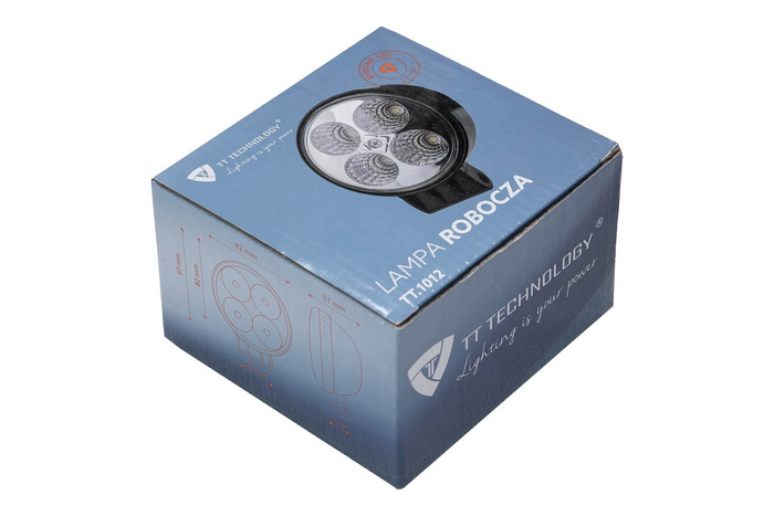 Reflector de luz de trabajo LED TT TECHNOLOGY TT.1012 4xLED 900lm redondo