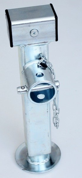 Conjunto: Pie de apoyo remolques Winterhoff SF 60-19-280 con manivela y adaptador