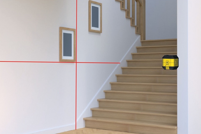 Láser de líneas cruzadas STANLEY CUBIX STHT77498-1 - Rojo