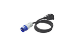 Adaptador con enchufe y toma CEE con contacto de protección 16A 230V ProPlus 373530DE cable 150cm