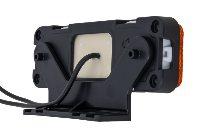 Luz de señalización LED WAŚ W254 2033, naranja, universal, con soporte