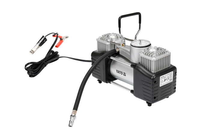 Compresor para coche YATO YT-73462 con lámpara LED de 250 W