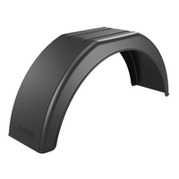 Guardabarros para remolque de 15-16" DOMAR D20140, paso de rueda plano de 800/240 mm