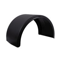 Guardabarros doble para remolque de 17,5 a 19,5", paso de rueda DOMAR DK1530 de 1000/500 mm