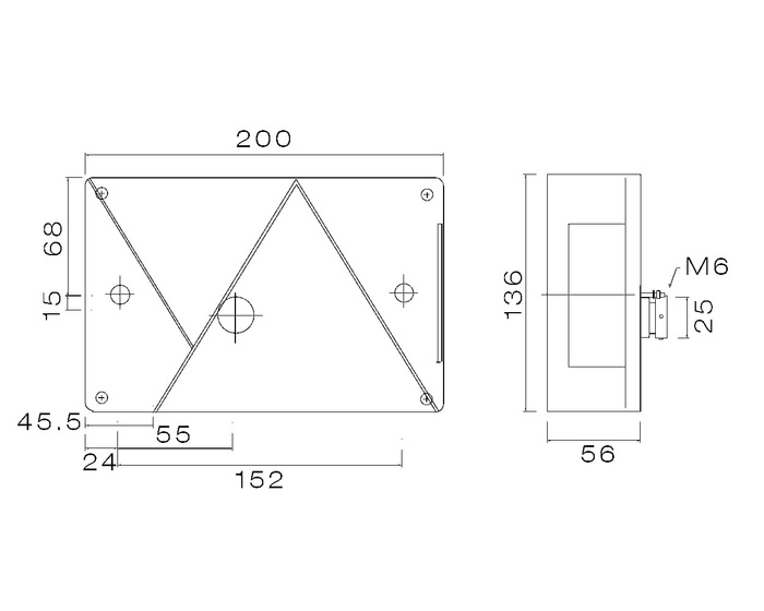 ASPÖCK Luz trasera Multipoint IV, 6 funciones, derecha