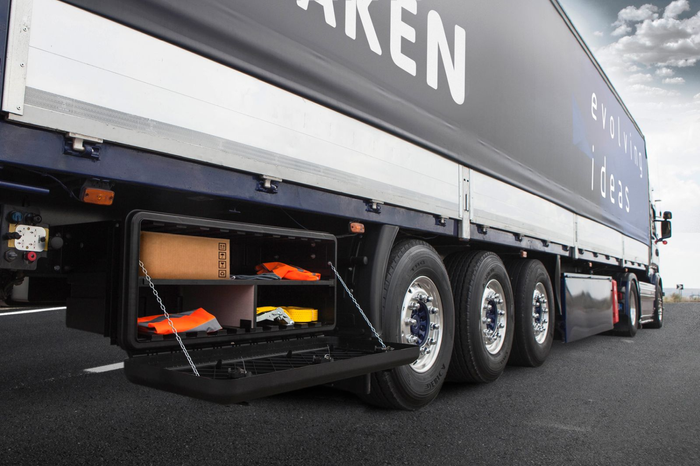 Juego de dos estantes para la caja de herramientas DAKEN ARKA 81209, compartimento 1125x445mm y 445x180mm