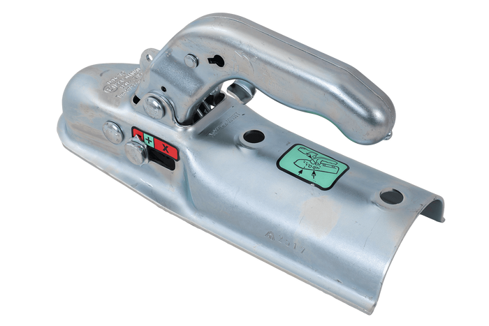 Enganche de bola KNOTT K7.5-E para remolque de 750 kg con barra de tiro tubular de 70 mm