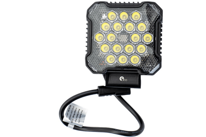 Lámpara de trabajo TruckLED reflector 18x LED 2800 LM, conector DT