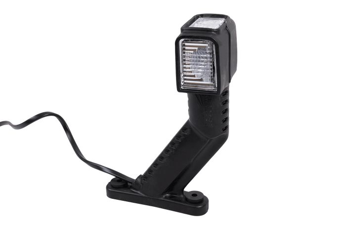 Luz de posición izquierda LED ASPÖCK SUPERPOINT IV con brazo de goma