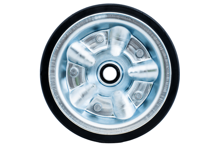 Rueda de repuesto para rueda jockey KNOTT 405641.001 de caucho macizo 200x60mm