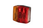 Luz trasera ASPÖCK MINIPOINT con base de bayoneta de 5 pines y 4 funciones, universal.