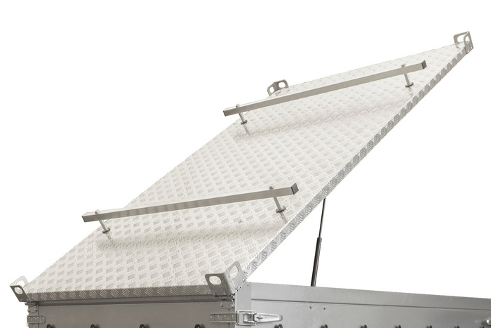 Cubierta remolque UNITRAILER GARDEN TRAILER 200 KIPP con cilindros / cerradura con llave