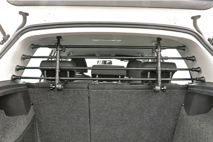 Mampara de maletero LAMP GRG-9 Barrera compacta para perros y equipaje 85-140cm