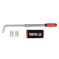 YATO YT-08040 Vasos para llave de rueda extensibles 17x19mm 21x23mm