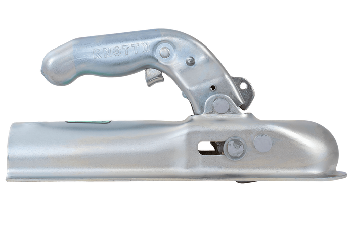 Enganche de bola KNOTT K7.5-C para remolque de 750 kg con barra de tiro tubular de 50 mm