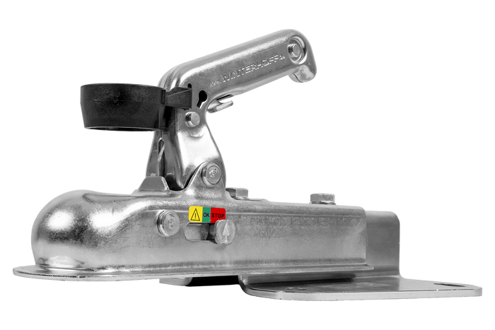 Adaptador de enganche de bola WINTERHOFF WW 8-G+V para remolque de 800 kg con barra de tiro tipo V.