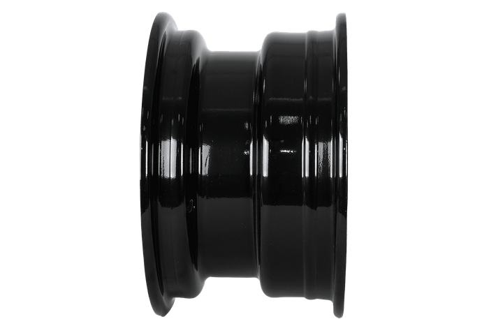 Llanta de acero para remolque UNITRAILER negra 6Jx10"H2 5x112 ET:-4