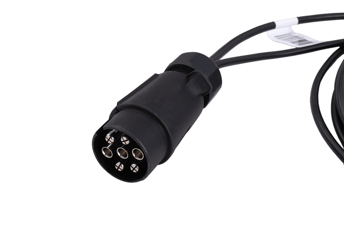 Arnés de remolque de instalación eléctrica MANTES 4m enchufe 7PIN conectores 6.3