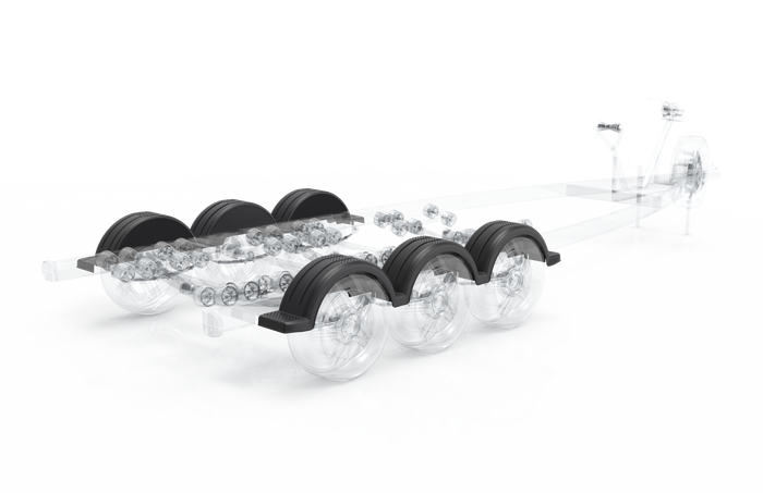 Juego de dos guardabarros para remolque de barco DOMAR D20422 de 13-14", pasos de rueda de 950/240 mm