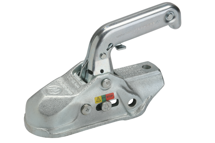Enganche de bola WINTERHOFF WW 30-D3-K1212 para remolque de 3000 kg con barra de tiro de tubo de 50-51 mm, hierro fundido.