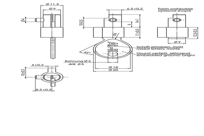 Cilindro de la cerradura AL-KO AKS 2000 / AK 30 / AK 35