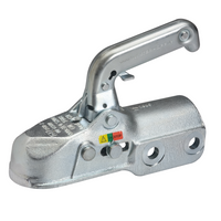 Enganche de bola WINTERHOFF WW 350-RCH-1616 para remolque de 3500 kg con barra de tiro de tubo de 60 mm, hierro fundido.