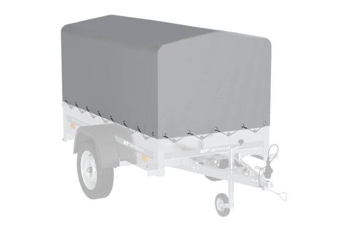 Lona para remolque UNITRAILER OUTLET Frame cover h-800, 200x106cm, GARDEN 200 KIPP