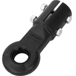 Enganche de ojo KNOTT KK6220S para remolque de 3500 kg con barra de tiro tubular de 60 mm