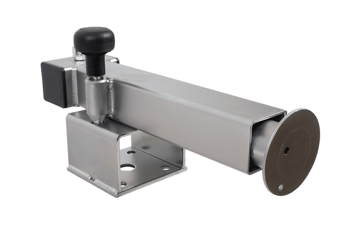 Soporte de manivela extensible UNITRAILER JL2 para remolque de plataforma plana de 1300 kg, 410-645 mm