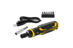 Destornillador inalámbrico STANLEY de 4 V con cargador y puntas