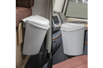 Cubo de basura ProPlus 370402 con tapa para remolques y autocaravanas, 6 litros.