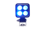 Lámpara de seguridad LED WAŚ 2243 W267, lámpara de advertencia azul