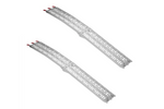 Rampas plegables de aluminio ProPlus 390096 para remolques, 220 cm, 680 kg, juego de 2