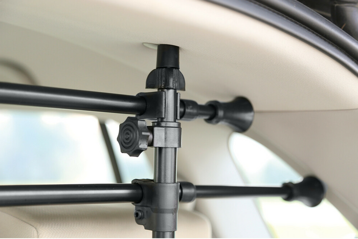 Mampara de maletero LAMP GRG-9 Barrera compacta para perros y equipaje 85-140cm