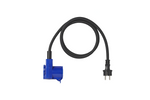 Adaptador con enchufe Schuko y conector angular CEE + toma Schuko 16A ProPlus 373528DE cable 150cm