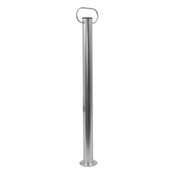 UNITRAILER MS 0019-700 soporte fijo para remolque de plataforma plana de 150 kg, 48 mm, 700 mm
