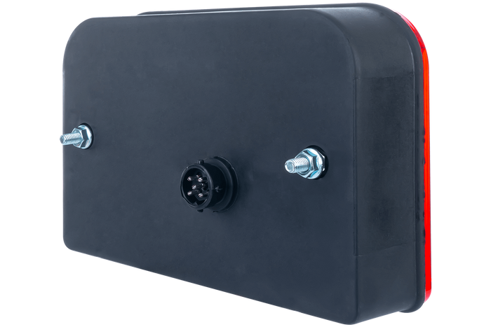 Juego de luces: luces traseras DOBPLAST DPT35 + luces de posición laterales ASPÖCK FLEXIPOINT I + arnés MANTES 4,5 m 13PIN