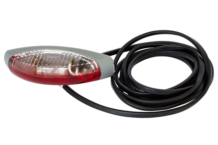 Lámpara de señalización universal ASPÖCK FLEXIPOINT II con carcasa gris