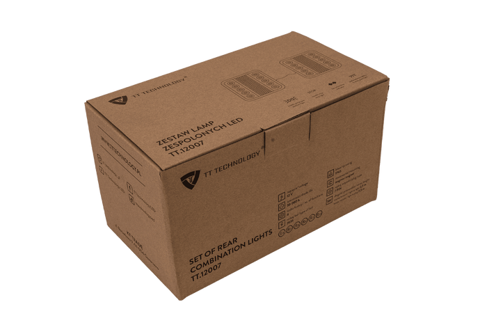 Luces traseras LED TT Technology TT.12007 4 funciones izquierda + derecha, magnéticas