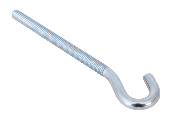 Gancho de construcción DROMET HZ M8x140 con extremo abierto (curvado)