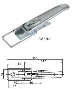 Conjunto Cierre Para Lateral Bv 10 1 Y Bvg 10 B Unitrailer